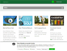 Tablet Screenshot of golfclub-lutzhorn.de